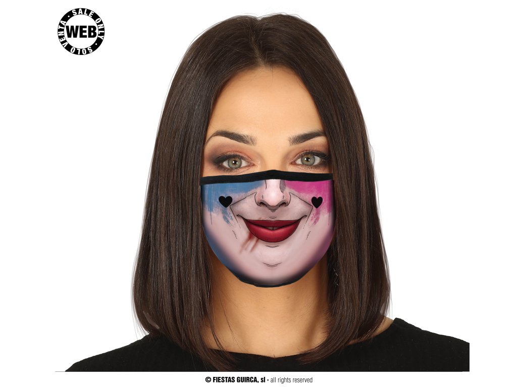 Maseczka ochronna z motywem Harley Quinn