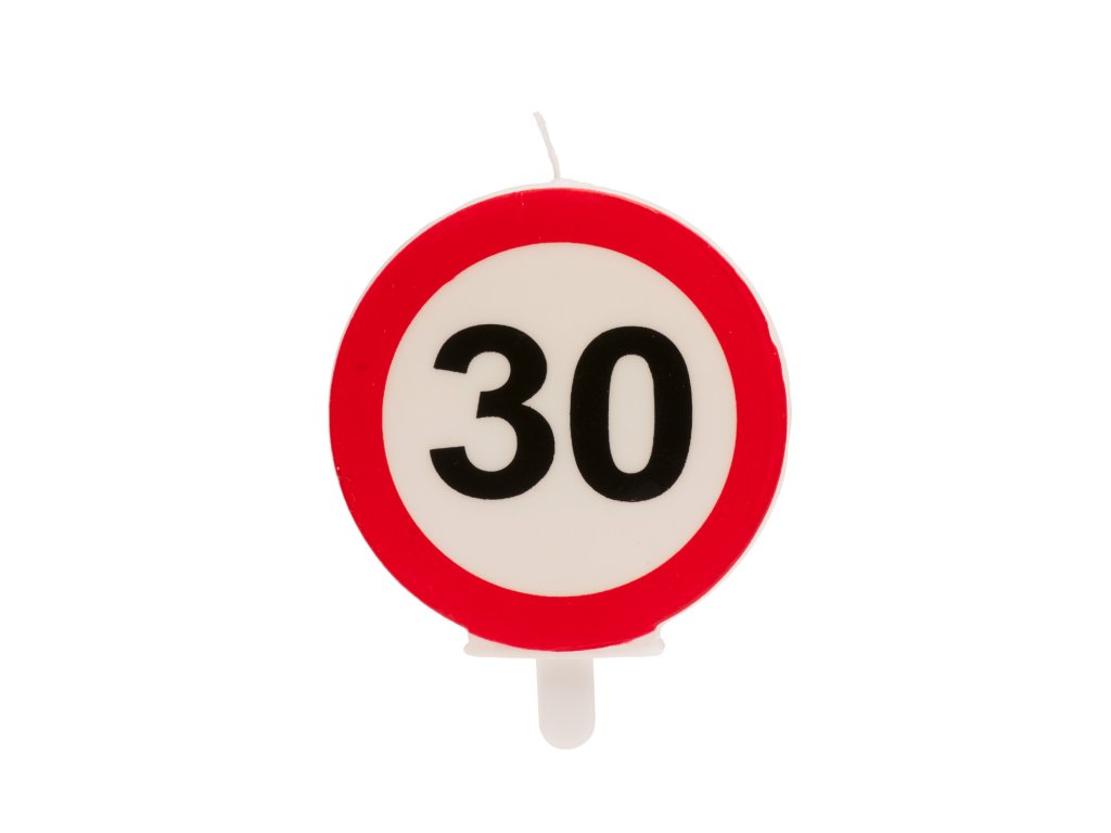 Świeczka urodzinowa - 30