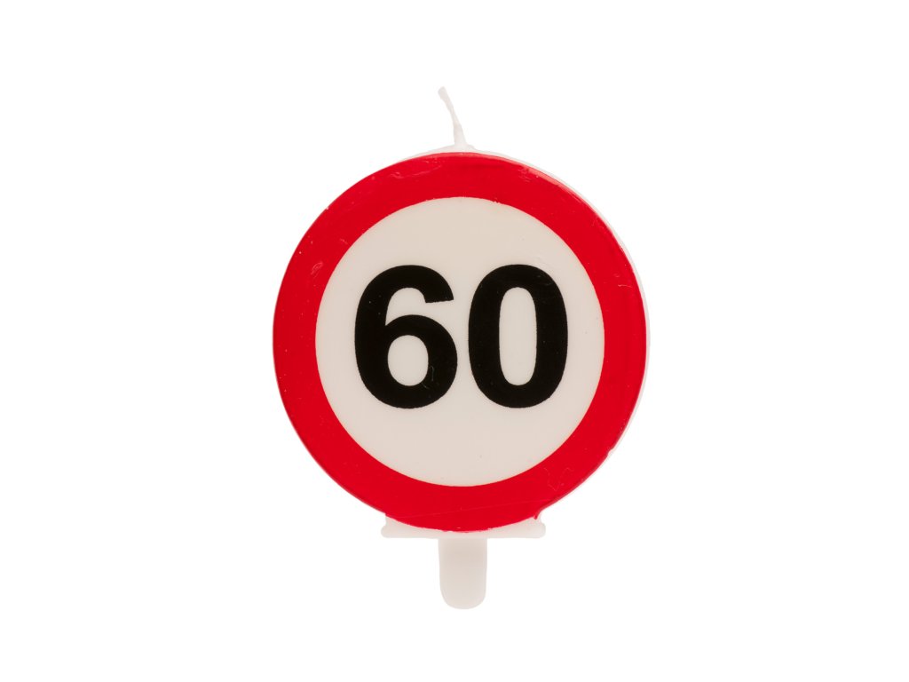 Świeczka urodzinowa - 60