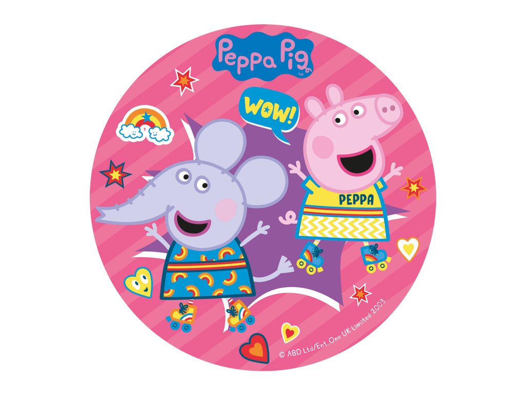 Papier jadalny - Peppa Pig 20 cm