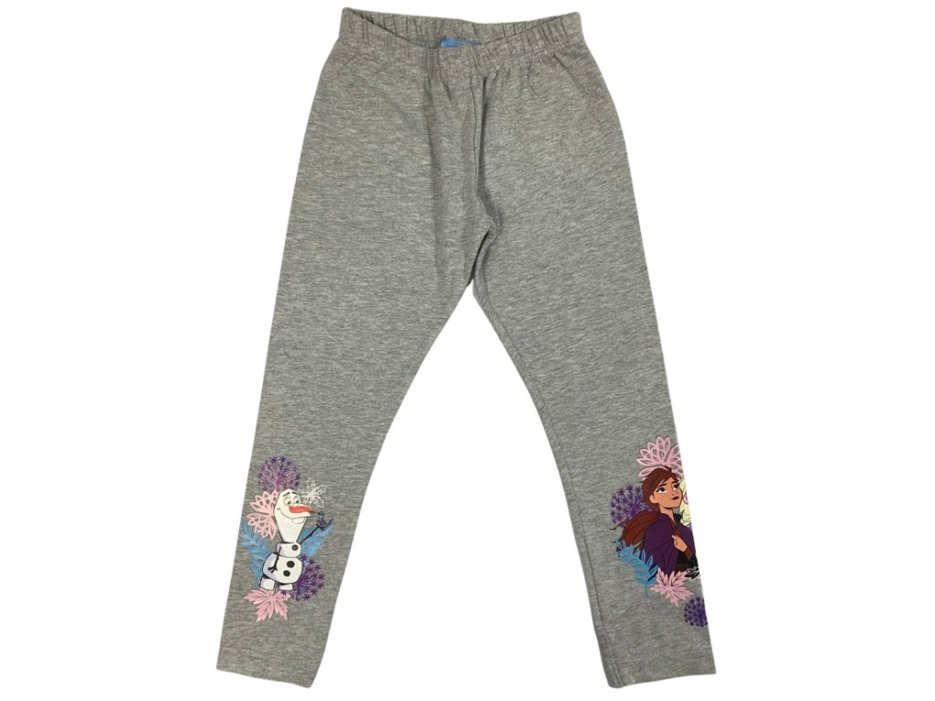 Legginsy dziecięce - Frozen szare