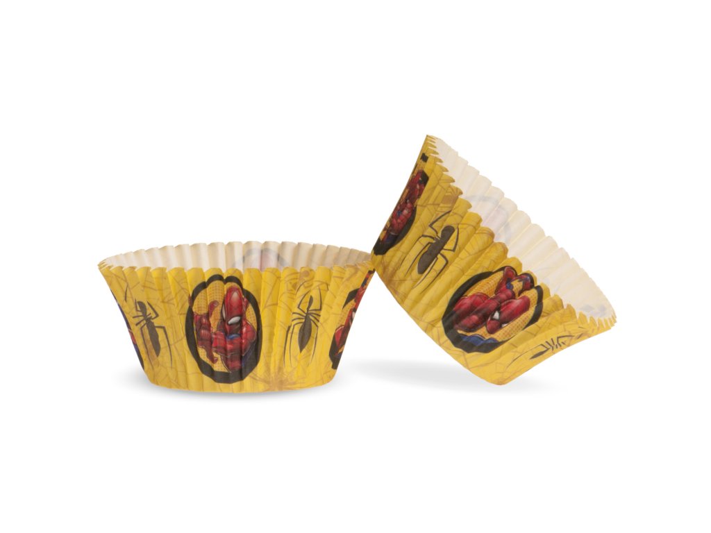 339261 BLISTER 25 CAPSULAS CUPCAKE SPIDERMAN Ø 5CM H 3CM 5