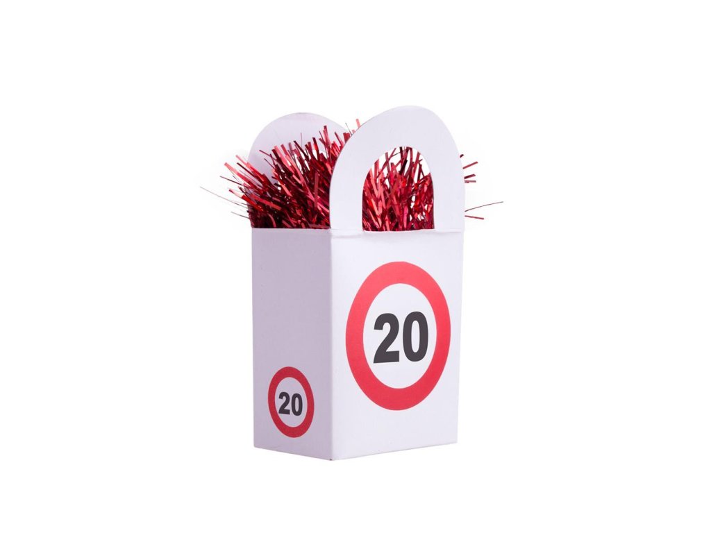 Obciążniki do balonów - znak drogowy 20.