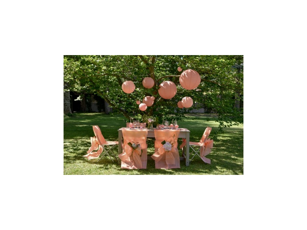 Lampiony jednokolorowe 20 cm