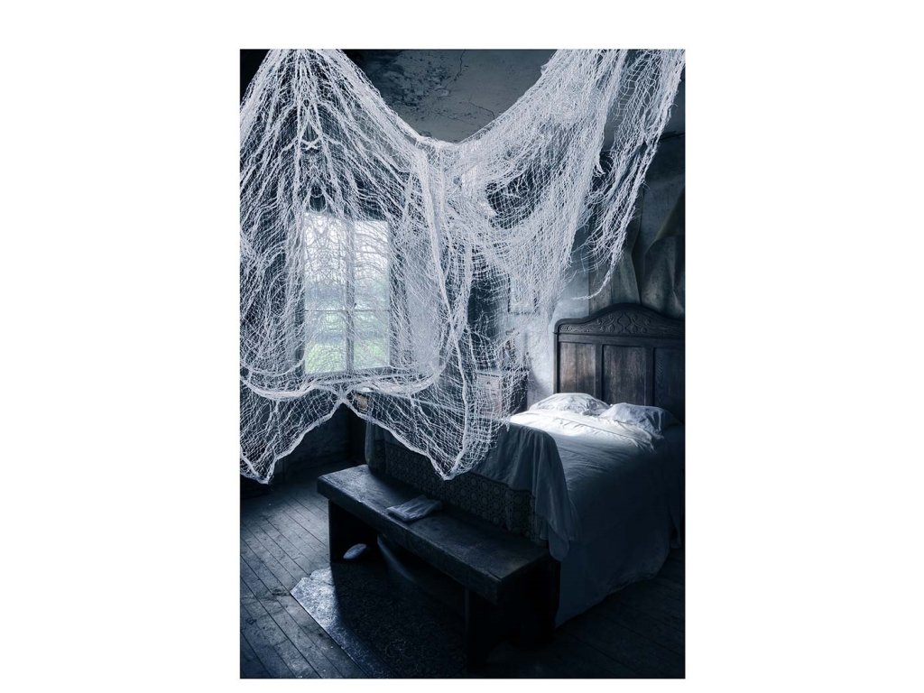 Biała zasłona 76 x 228 cm