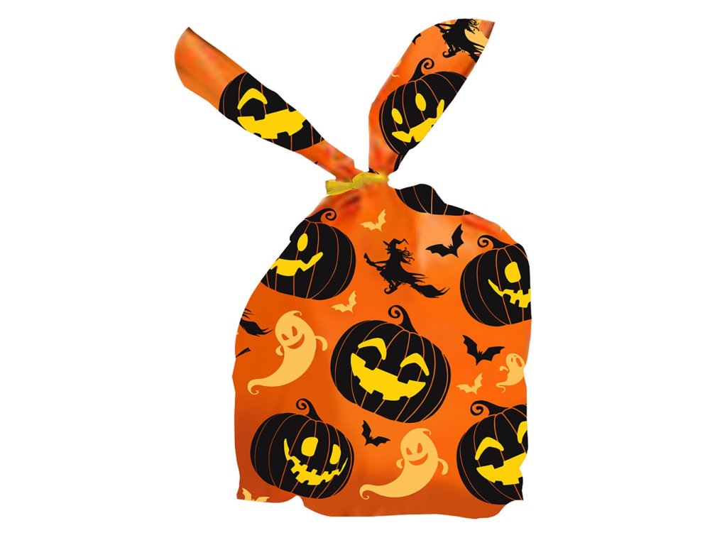Woreczek na słodkości - pomarańczowy, Halloween