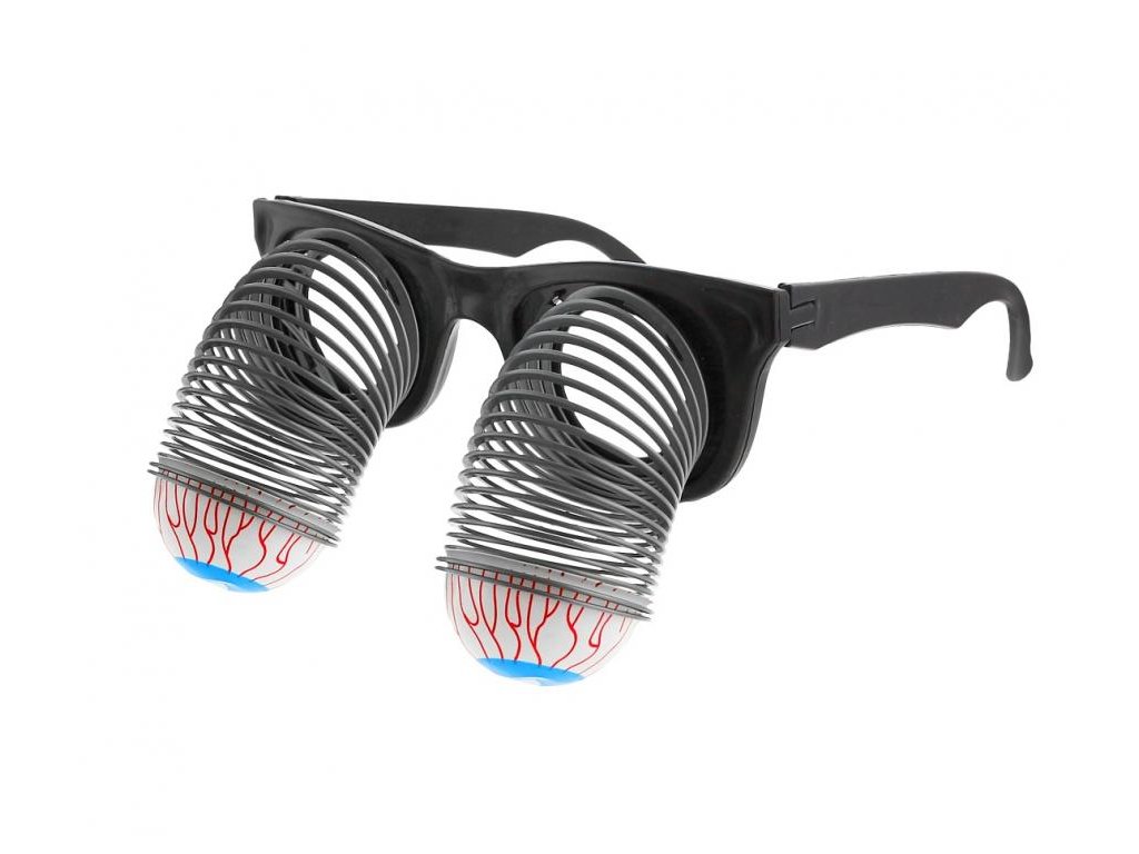 Okulary - wypadające oczy