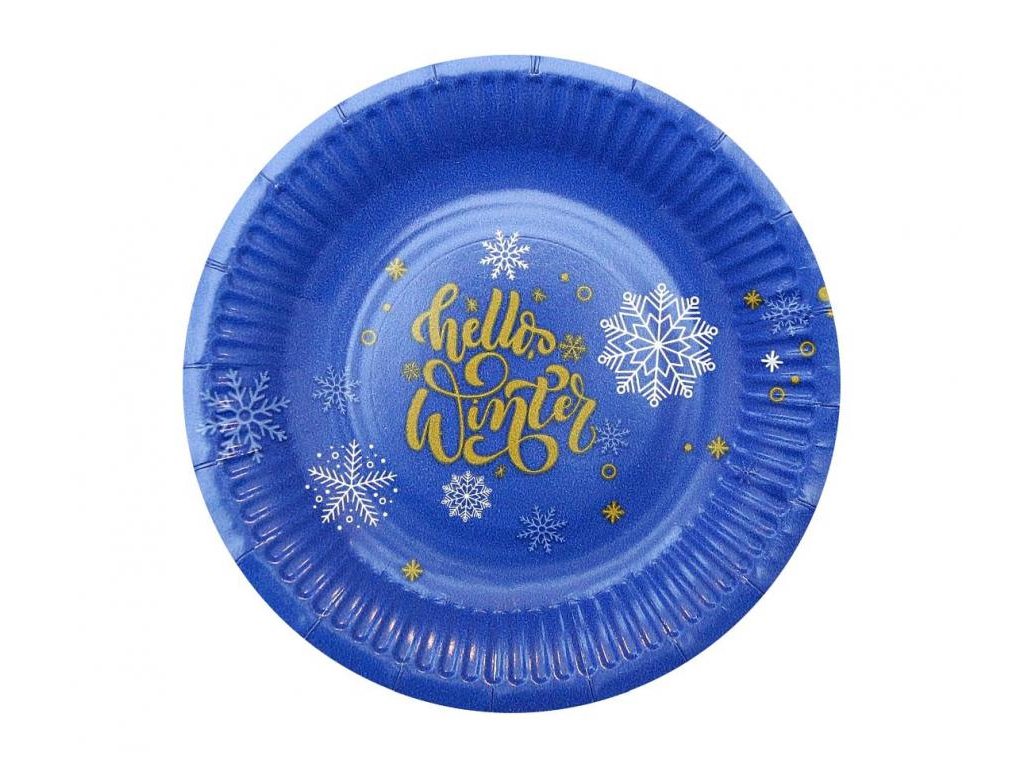 Talerze - Hello winter 18 cm