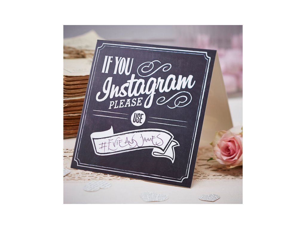 Tabuľka - Instagram