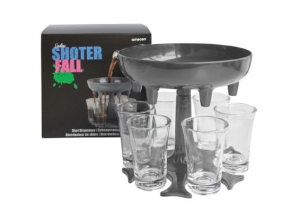 Stojak do kieliszków z nalewakiem