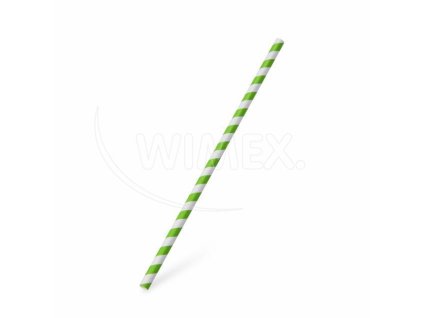 98938 slamka papirova spirala zelena jumbo 8mm x 25cm 100 ks