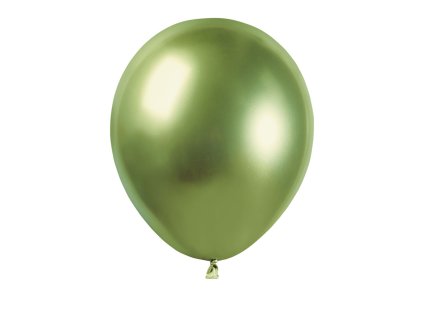 Balónik chrómový SHINY - Kiwi 13 cm