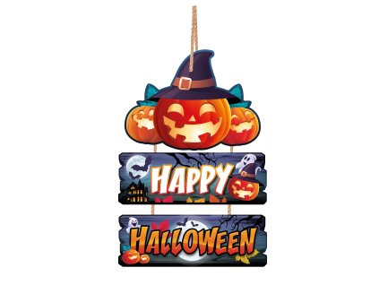 95626 visiaca dekoracia happy halloween 32 x 21 cm