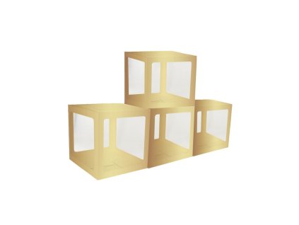 4 carton cubes w plastic gold 30cm x 30cm x 30cm (1)