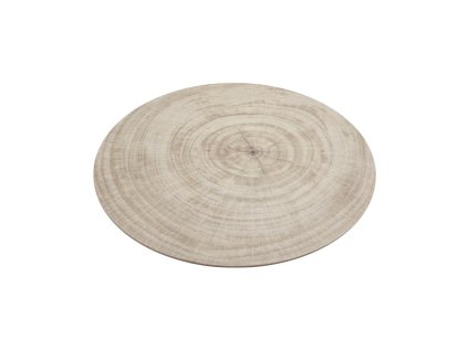 wooden printed young tree trunk placemat dia 38cm