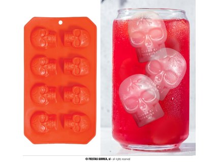 Forma na ľad - Lebky, 21 x 12 cm