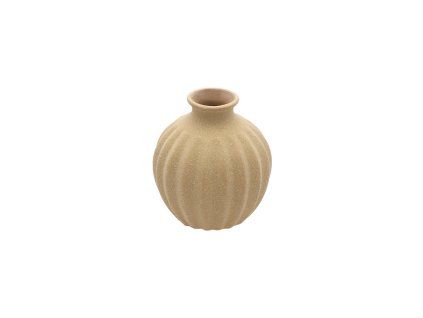 Keramická váza guľa - Sand 9,5 x 10,5 cm