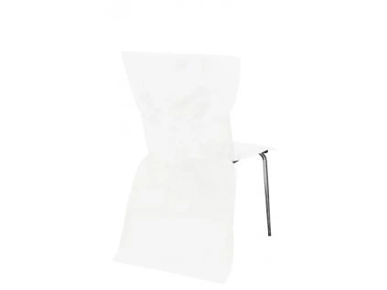 Návleky na stoličky - Biele 6 ks