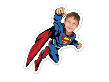 Personalizowany topper na tort - Superman