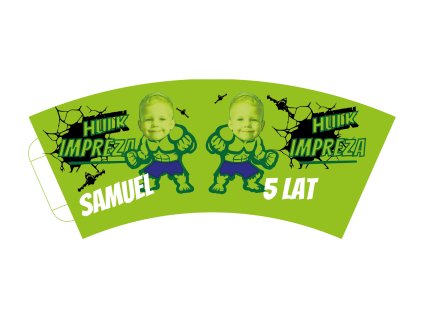Personalizowane kubki papierowe 6 szt - Avengers