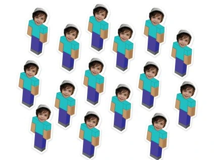 Personalizované konfety -  Minecraft