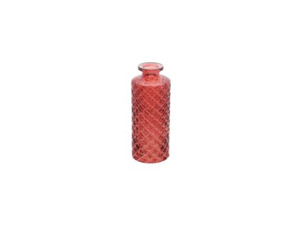 raspberry glass vase alma dia 5 5cm x 13 2cm