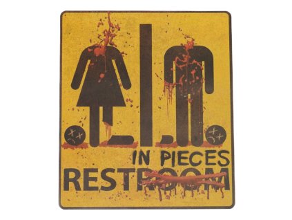 Halloweenska nálepka - Rest in pieces