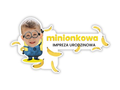 Personalizowana podkładka pod talerz - Minionki
