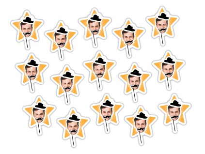 Personalizované konfety -  Movember