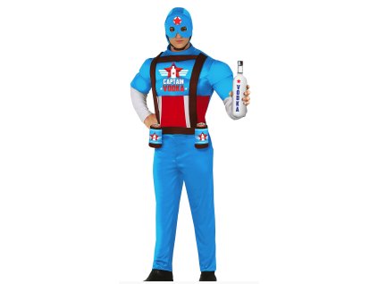 Pánsky kostým - Captain Vodka (Rozmiar - dorosły M)