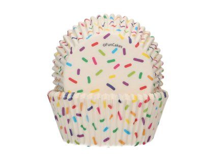 Košíčky na pečenie - Párty Sprinkles 48 ks