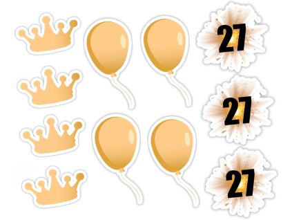Spersonalizowane ciasteczka - Golden Celebration