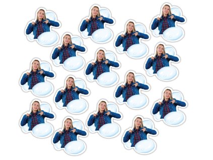 Personalizované konfety - Bubble party