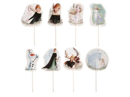 359000 CAKE TOPPERS PAPEL FROZEN 8 MODELOS 16 UNIDADES 6