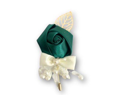 Svadobné pierko - Ruža smaragd 1 ks