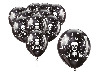 100681 sada latexovych balonov kostry 30 cm 10 ks