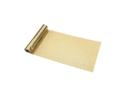 chemin de table effet boule a facettes or 28cm x 3m
