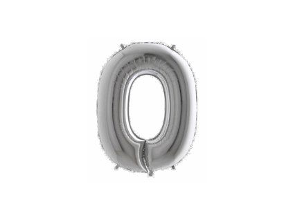 Balón číslo 0 malé strieborné 35 cm