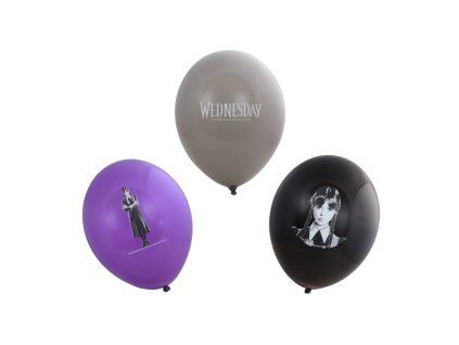 Latexové balóny - Wednesday 6 ks