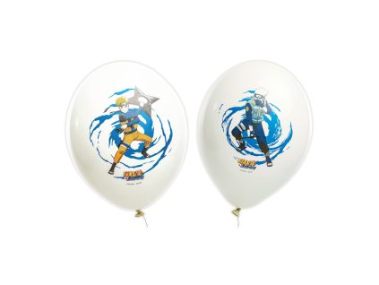set 6 latex balloons naruto kakashi naruto shippuden dia 27cm