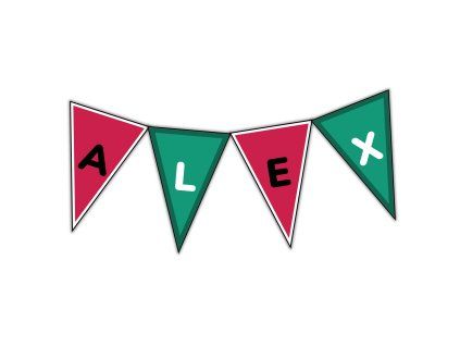 Personalizovaná girlanda -  Squid Game