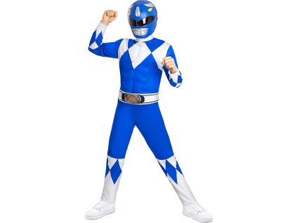 Detský kostým - Power Ranger modrý
