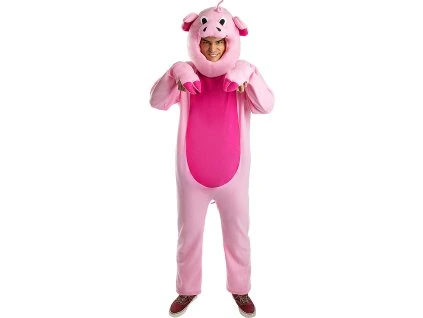 Kostým pre dospelých - Ružové prasiatko