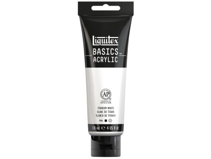 094376922516 LQX BASICS ACRYLIC 118ML 432 TITANIUM WHITE 094376922516