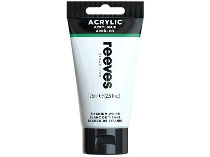 Akrylová farba biela 75 ml Reeves
