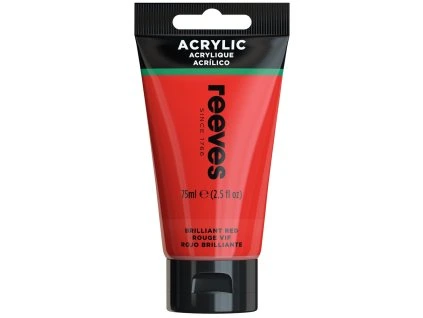 Akrylová farba červená 75 ml  Reeves