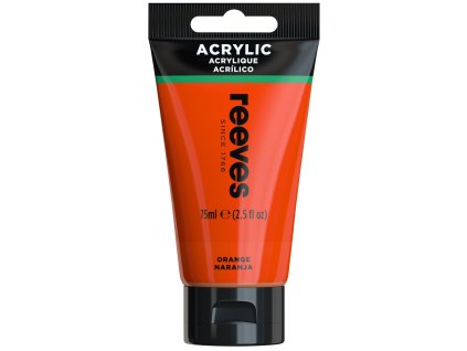 780804866308 RVS ACRYLIC COLOUR 75ML ORANGE [FRONT] 780804866308