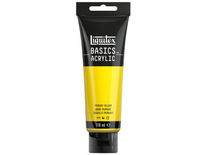 887452049654 LQX BASICS ACRYLIC 118ML 410 PRIMARY YELLOW 887452049654 [ROW]