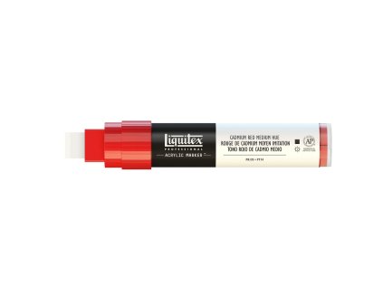 887452000136 LQX ACRYLIC MARKER 15MM CAP OFF 151 CADMIUM RED MEDIUM HUE 887452000136