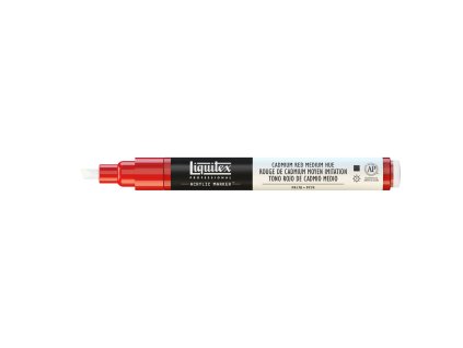887452000648 LQX ACRYLIC MARKER 2MM CAP OFF 151 CADMIUM RED MEDIUM HUE 887452000648